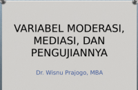 Image of VARIABEL MODERASI, MEDIASI, DAN PENGUJIANNYA